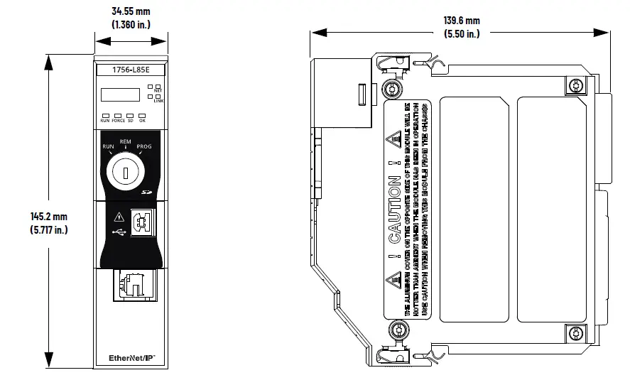 Allen-Bradley ControlLogix 5580 Controllers Modern Control System 1