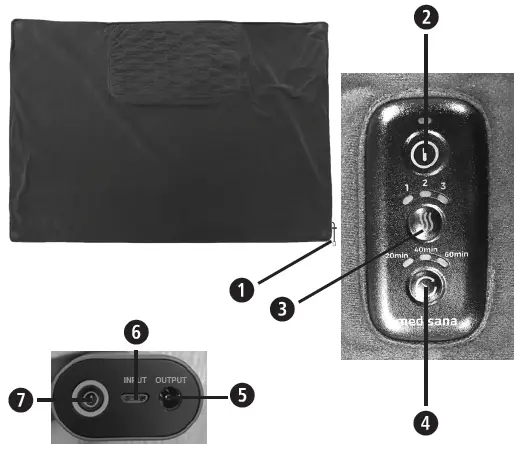 medisana-OL-200 -Heated-blanket-FIG-1