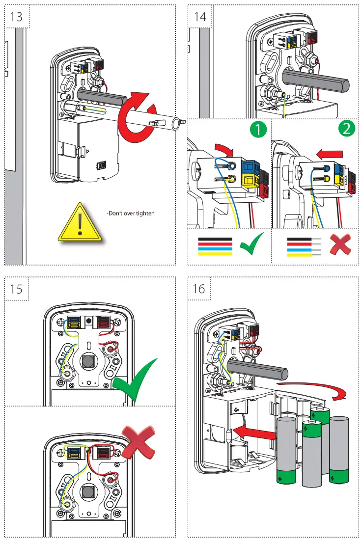 Paxton Access ins 30230 Mortise Galaxy Black PaxLock Pro - Fig 5