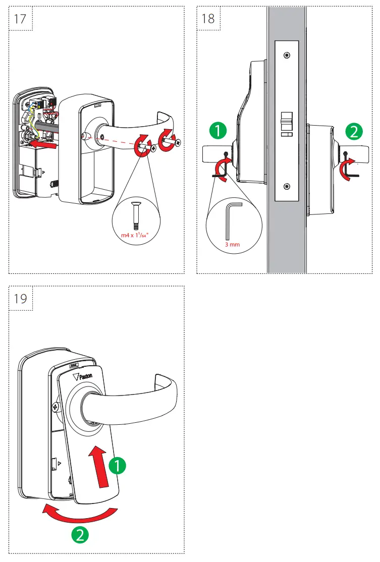 Paxton Access ins 30230 Mortise Galaxy Black PaxLock Pro - Fig 6