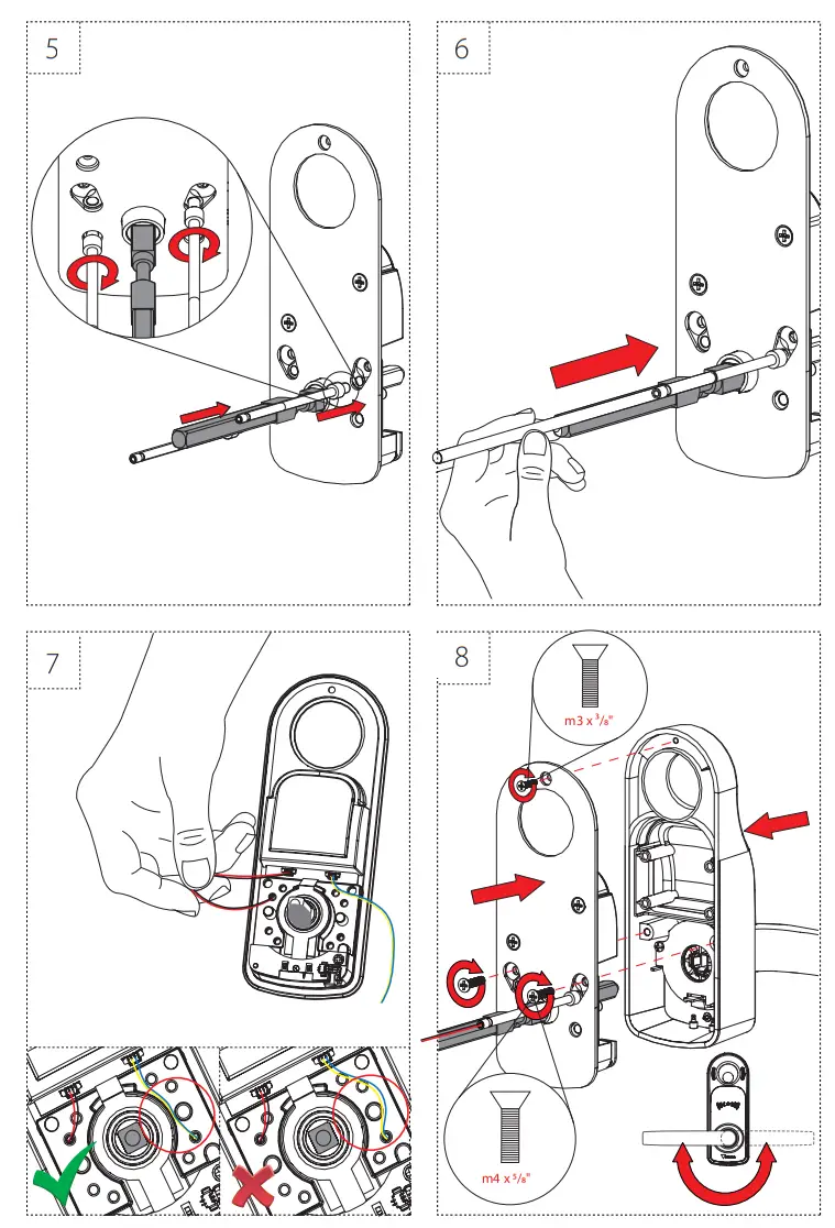 Paxton Access ins 30230 Mortise Galaxy Black PaxLock Pro - Fig3