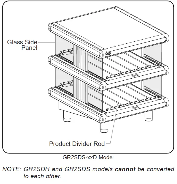 Hatco GR2SD Series Glo-Ray Designer Merchandising Warmers FIG 2