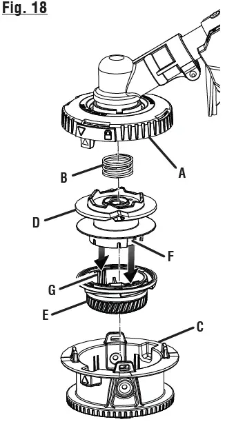 RYOBI RY40007 RY40009 40V Brushless Power Head-36