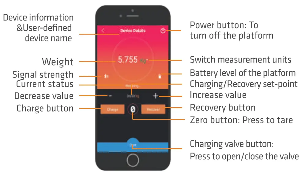 Elitech LMC-310 Wireless Electronic Refrigerant Charging Scale 1