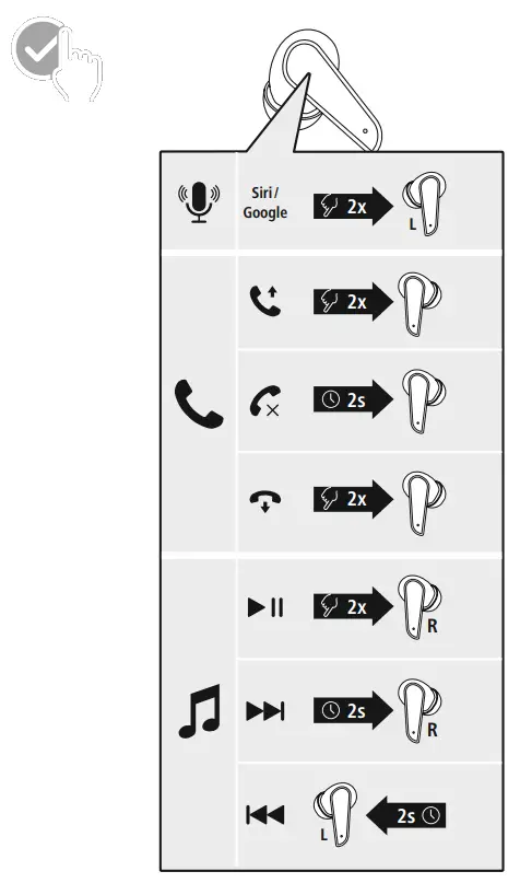 hama Spirit Pocket Bluetooth Earphones - fig 4