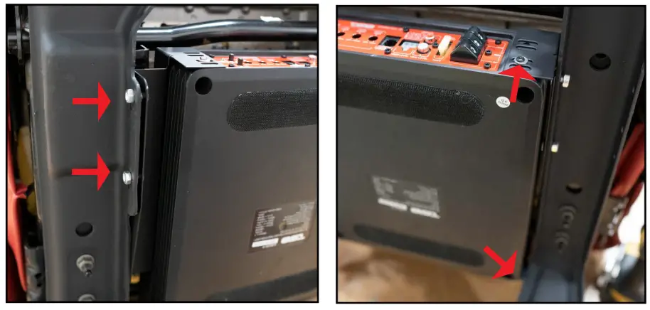 DS18 JK-SQBASSHARNESS Under seat Amplified Subwoofer - fig 10