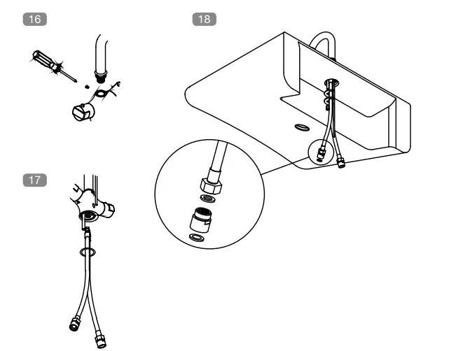 sapho MR67155 Wall-Mounted Thermostatic Shower Mixer - fig 03