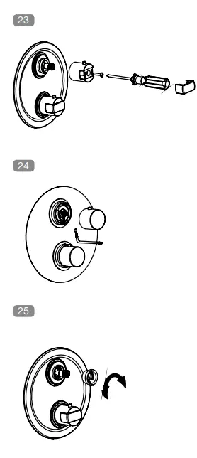 sapho MR67155 Wall-Mounted Thermostatic Shower Mixer - fig 10