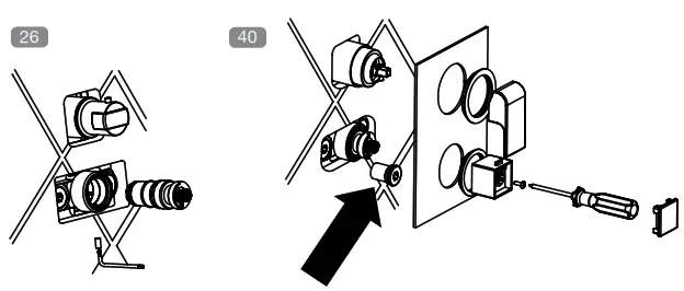 sapho MR67155 Wall-Mounted Thermostatic Shower Mixer - fig 15