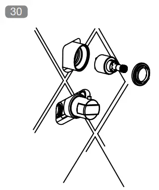 sapho MR67155 Wall-Mounted Thermostatic Shower Mixer - fig 16