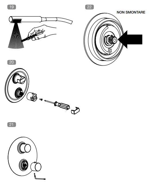 sapho MR67155 Wall-Mounted Thermostatic Shower Mixer - fig 9