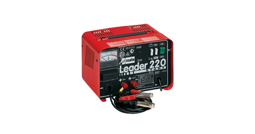Telwin Leader 220 Start Battery Charger And Starter Instruction Manual