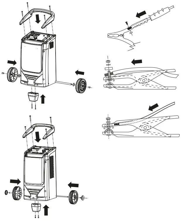 TELWIN Leader 220 Start Battery Charger and Starter - Figure 2