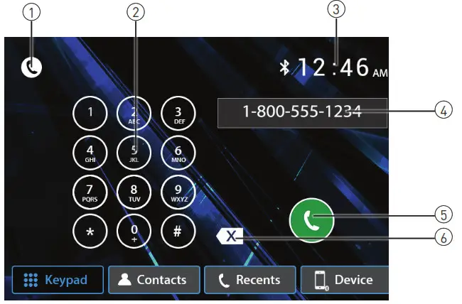 JENSEN DVD Multimedia Receiver CDR6221 - Bluetooth Operation
