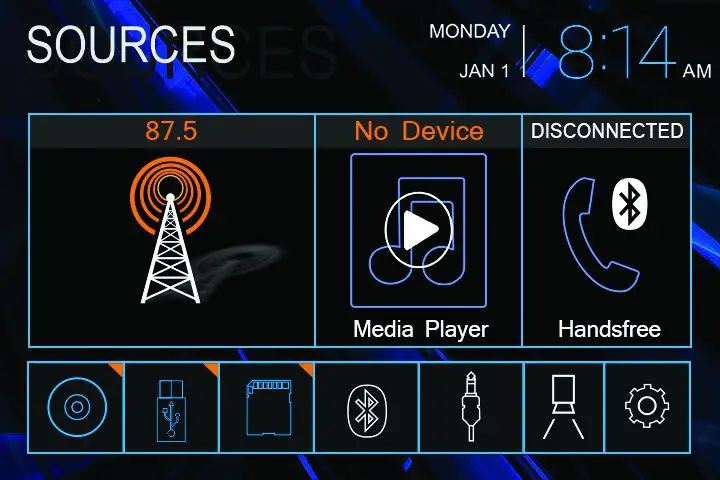 JENSEN DVD Multimedia Receiver CDR6221 -General Operation