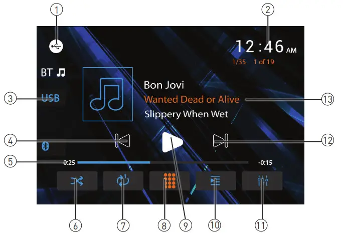JENSEN DVD Multimedia Receiver CDR6221 - microSD Card Operation