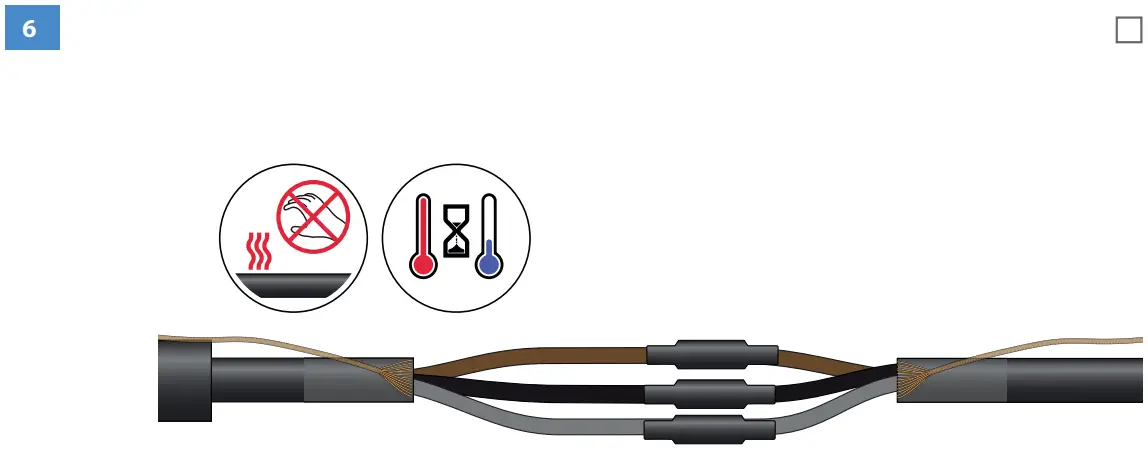 SJKV3X25 Heat Shrink Joint Wire Connection