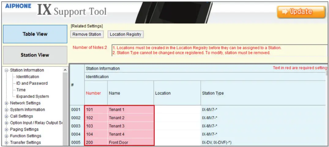 AIPHONE IX DVF 6 Video Door Station - FIGURE 5