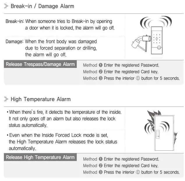 Yale YDR3110 Smart Door Lock - Alarm Feature