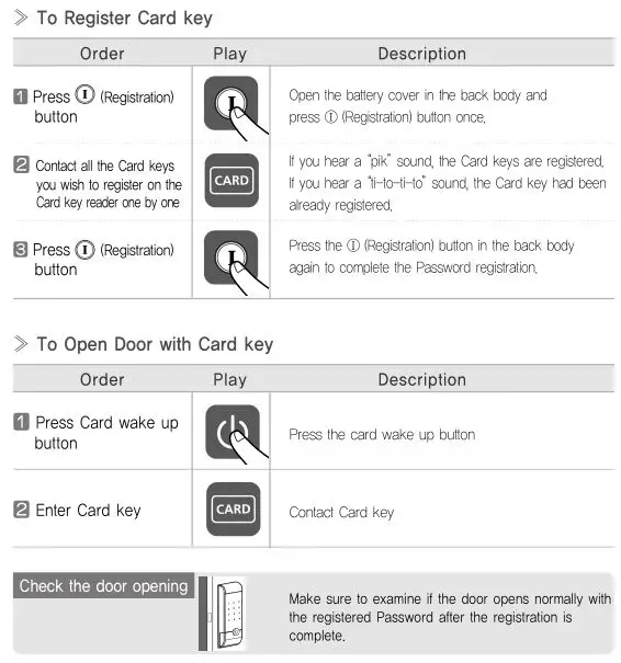 Yale YDR3110 Smart Door Lock - To Use Card key