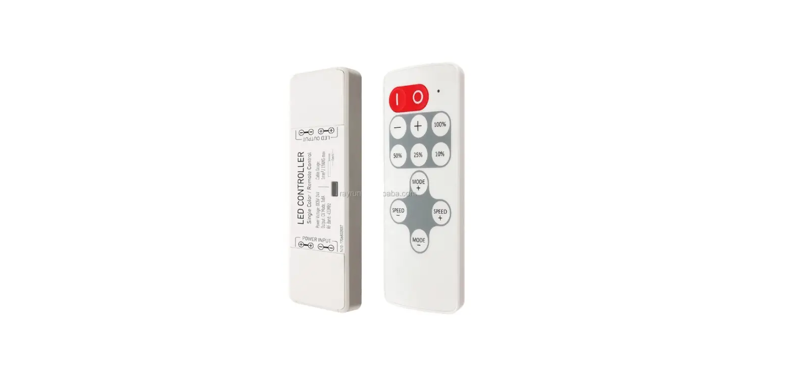 Rayrun N10 Single Color Led Wireless Remote Controller User Manual