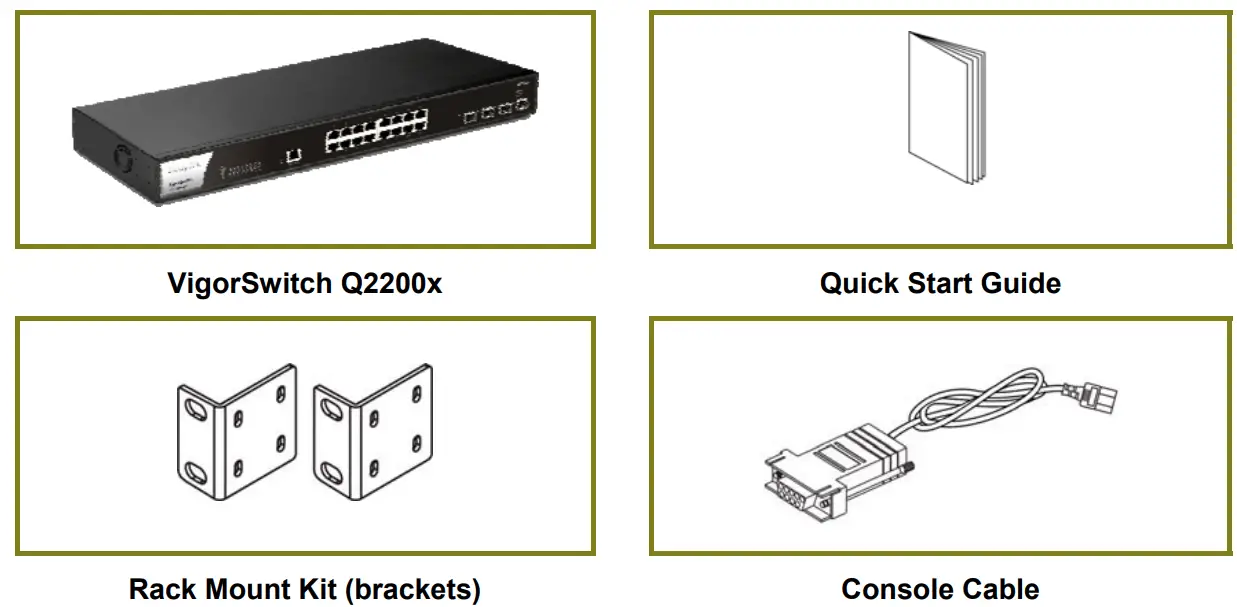 DrayTek VigorSwitch Q2200x L2 Managed Switch - fig