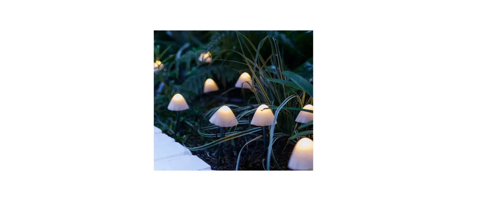 Gainsborough K204 20pc Mushroom Solar Stake Lights Instruction Manual Gainsborough K204 20pc Mushroom Solar Stake Lights Instruction Manual
