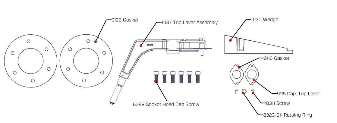 NELSON SR200 Big Gun 11138 12 Wedge Kit - overivew 3