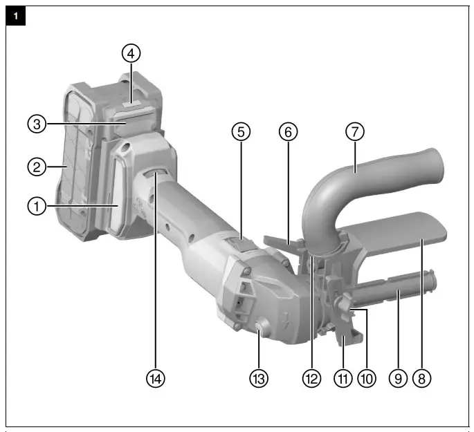 HILTI NURON GPB 6X-22 Cordless Burnisher Grinders - Figure 1