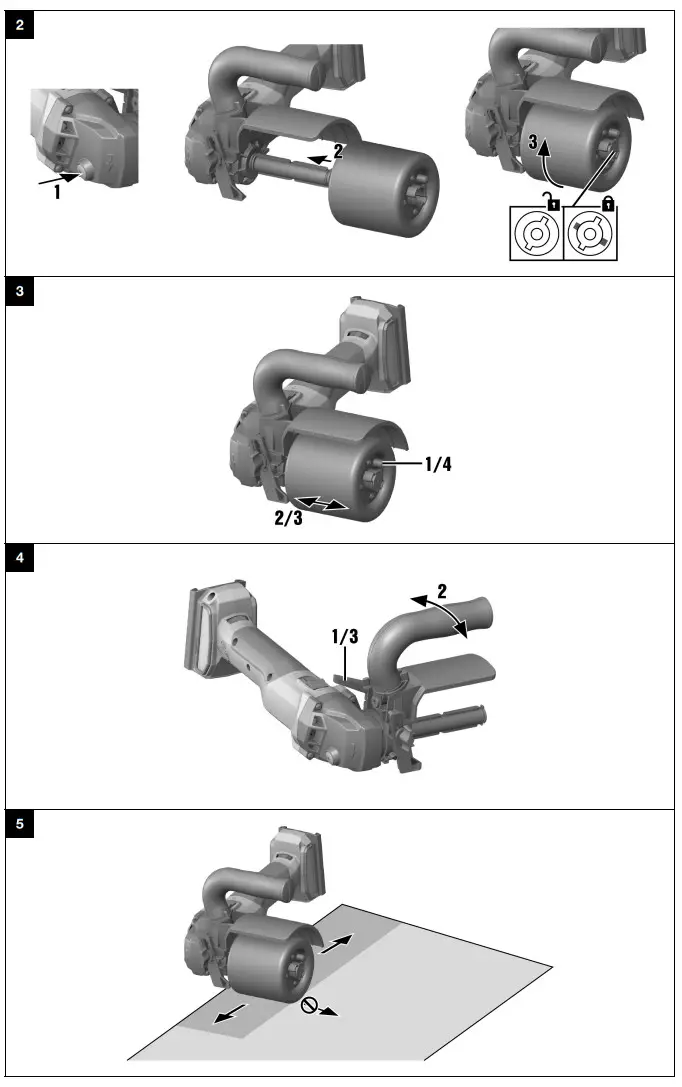 HILTI NURON GPB 6X-22 Cordless Burnisher Grinders - Figure 2