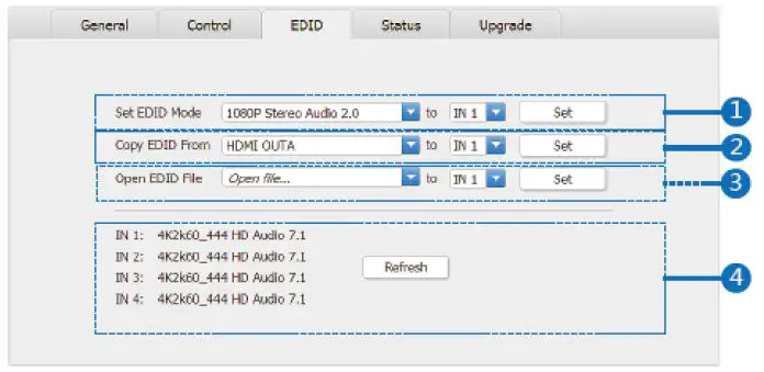 VigilLink VLMX-431HT70 4x3+1 HDMI 2.0 Matrix over HDBaseT 70m 18Gbps-11
