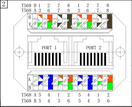 SECOMP-25168490-ROLINE-Cat.6A-(Class EA)-socket-2x-STP-flush-mounted-fig-2