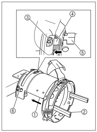 Attaching the cap frame