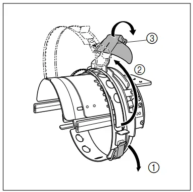 Attaching the cap frame