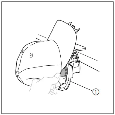 Attaching the cap frame