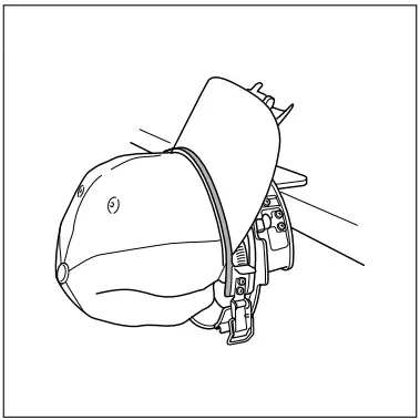 Attaching the cap frame