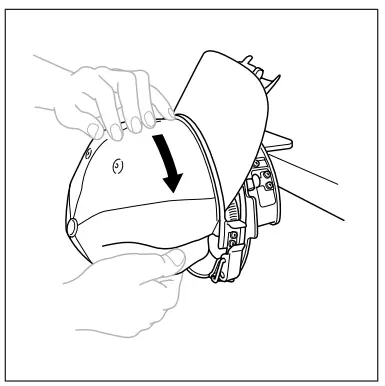 Attaching the cap frame