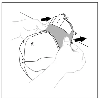 Attaching the cap frame
