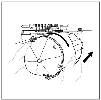 Attaching the cap frame
