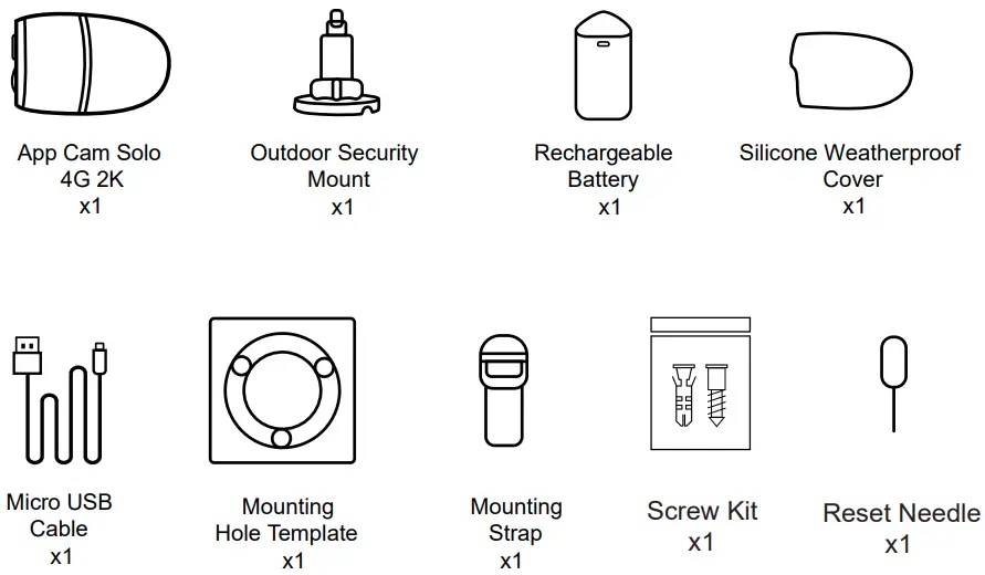 Uniden App Cam Solo 4G 2K 4G Wirefree Security and Surveillance