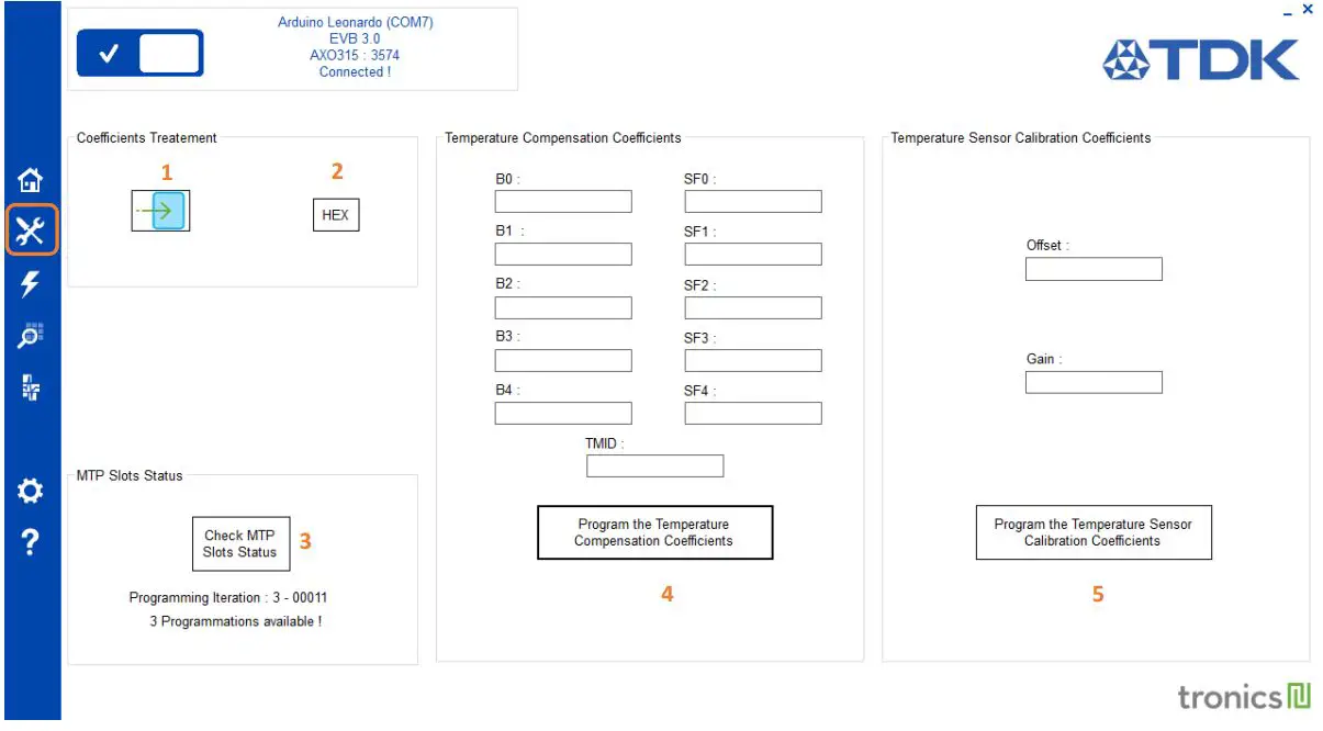 TRONIC Evaluation Tool Software - figure 6
