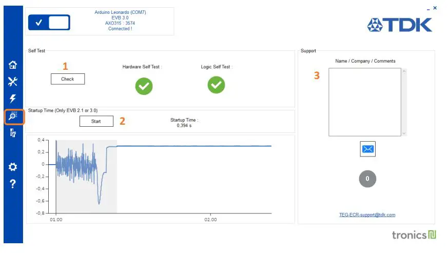 TRONIC Evaluation Tool Software - figure 7