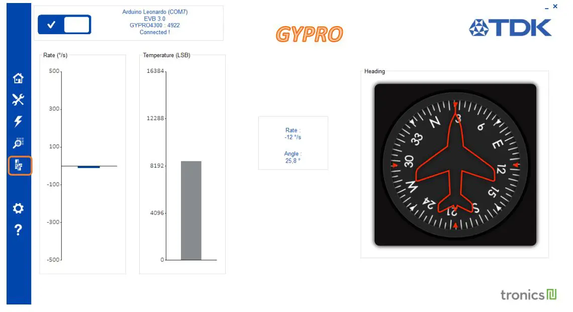 TRONIC Evaluation Tool Software - figure 8