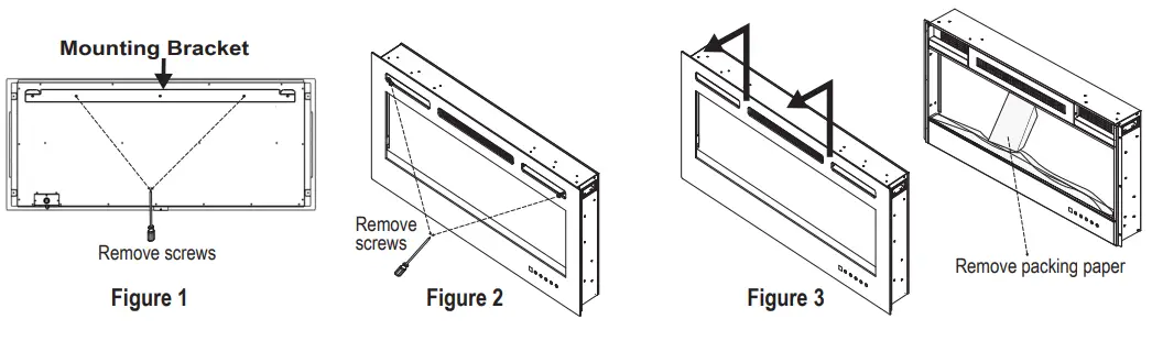 Sunnydaze DECOR LOE 333 Modern Flame Mounted Electric Fireplace - Fig 9