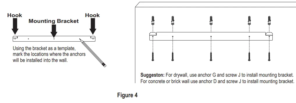 Sunnydaze DECOR LOE 333 Modern Flame Mounted Electric Fireplace - Fig 9