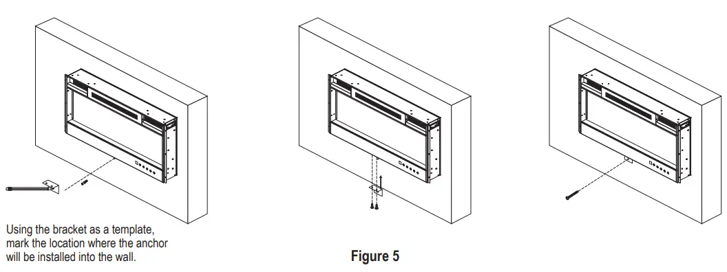 Sunnydaze DECOR LOE 333 Modern Flame Mounted Electric Fireplace - Fig 13