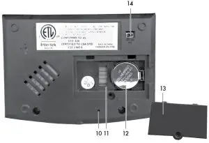 FIG 3 BOTTOM OF CLOCK