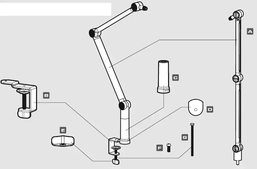 COUGAR-FORTE-Microphone-Arm-fig-1