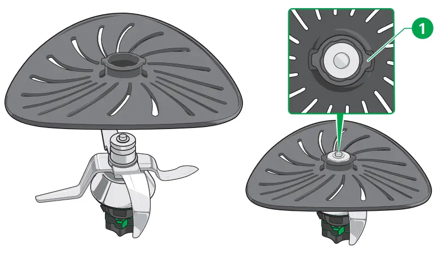 INSERTING THE BLADE COVER