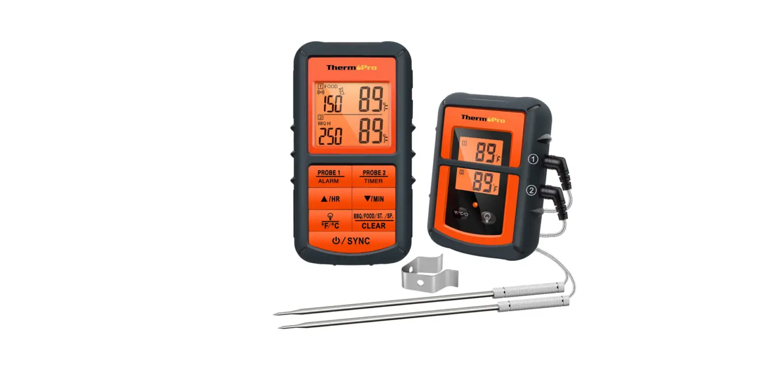 Thermopro Tp08b 500ft Wireless Meat Thermometer Instruction Manual